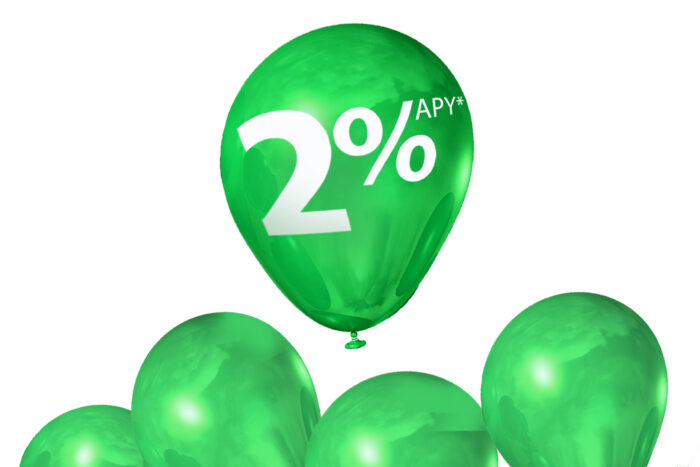 2% APY*